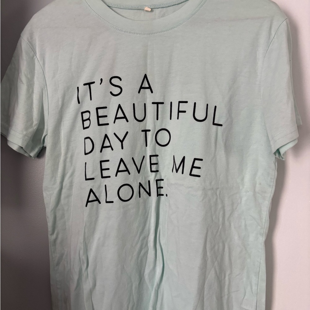 Mint Green Graphic Tee